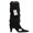 Dark Grey, variant on AYYUFE Women Winter Warm Crochet Knit High Knee Leg Warmer Leggings Boots Decor Socks