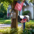 thumbnail image 3 of Eagles Mailbox Cover Standard Size 18x21 Inch American Flag Magnetic Mailbox Covers Waterproof Labor Day Mail Box Covers Post Wraps Letter Box Cover for Home Garden Yard Decor, 3 of 6