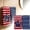 Red&Blue, variant on 2 Packs Patriotic Independence Day Hand Towels Set, Red White Blue Stars & Home Print, Absorbent Polyester Towels, for Bathroom Kitchen Holiday Decor (16x24IN,Red)