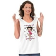 thumbnail image 4 of Betty Boop A Little Bit Dramatic Tank Top Tee Shirt Women Brisco Brands S, 4 of 5