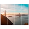 thumbnail image 1 of Picture-Tiles.com: Bridge Ceramic Tile Wall Mural WAL500262-43S. 17"W x 12.75"H using (12) 4.25" x 4.25" Ceramic Tiles-Satin Finish, 1 of 3