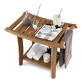 thumbnail image 1 of Giantex Banc de Douche pour l'Intérieur de la Douche, Tabouret de Siège de Douche Imperméable avec Tablette de Rangement, Chaise de Bain/douche pour Raser les Jambes et SPA, 1 of 10