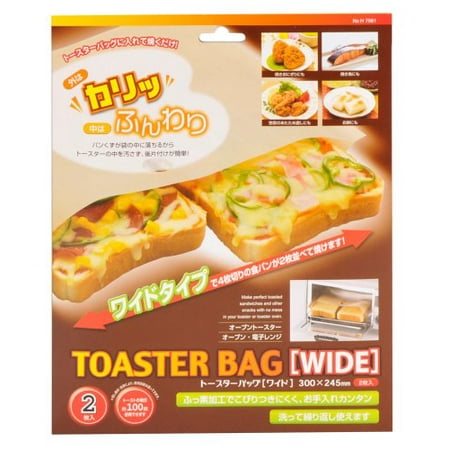 

Toaster bag wide 300 x 245mm 2 pieces H-7981