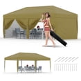 thumbnail image 1 of Bingirl Pop-Up Canopy Tent with 6 Sidewalls: Waterproof and UV-Resistant, 1 of 7