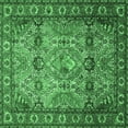 thumbnail image 1 of Ahgly Company Indoor Square Persian Emerald Green Traditional Area Rugs, 6' Square, 1 of 4