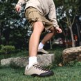 thumbnail image 6 of Men's Lace‑Up Low‑Top Hiking Trail Shoes, Synthetic Leather Upper Mesh Lining Square Toe Rugged Rubber Outsole Lightweight Footwear For Trekking Walking And Daily Outdoor Activities, 6 of 7