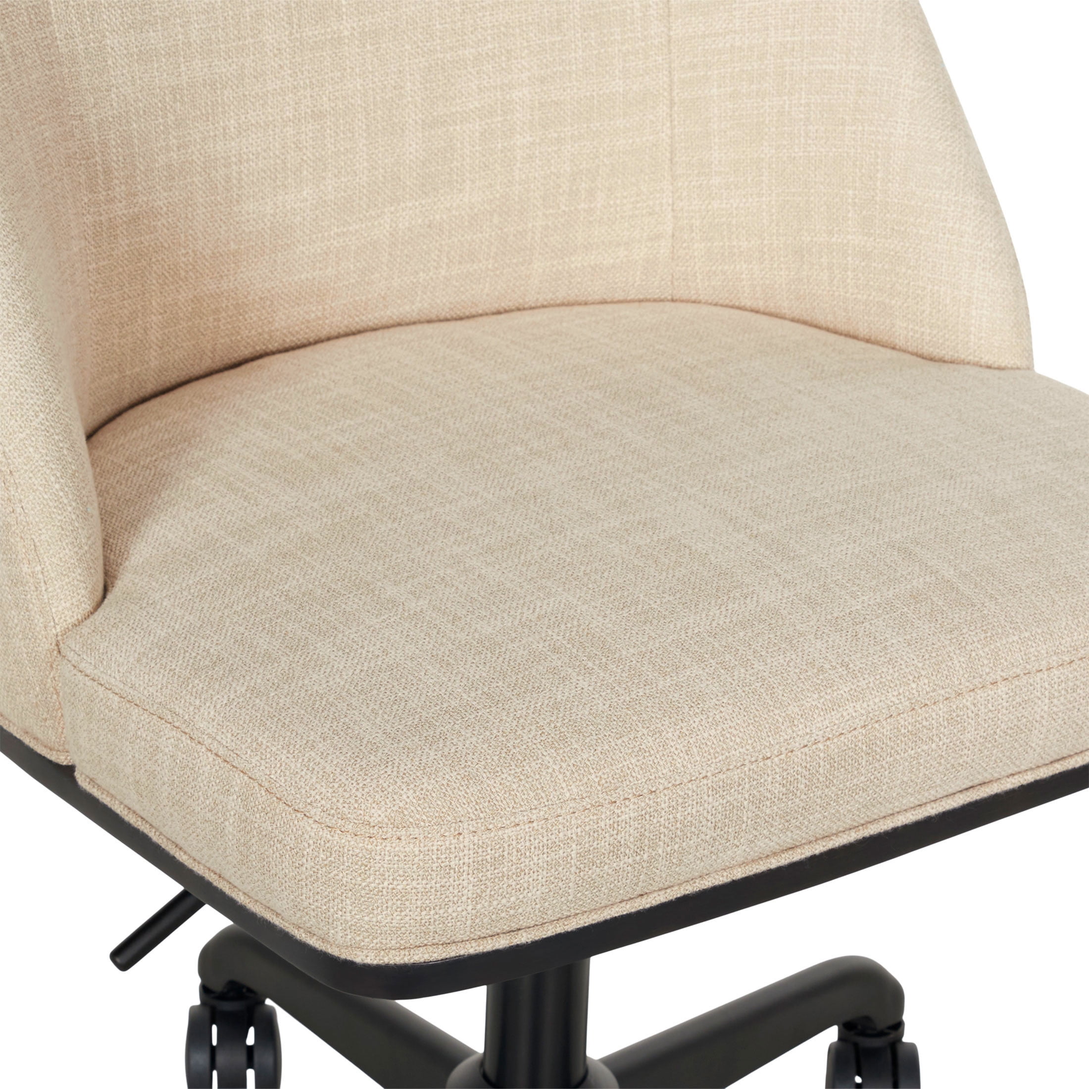 Better Homes & Gardens Oaklee Office Chair, Cream and Charcoal Finish