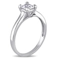 thumbnail image 3 of Everly Women's Created Sapphire 10K White Gold Engagement Ring, 3 of 6
