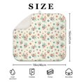 thumbnail image 4 of Pioneer Flower Floral Print Pattern Kitchen Dish Drying Mat 1 Pack, Ultra Absorbent Microfiber Drainer Mat, 16"x18", 4 of 6