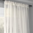 thumbnail image 2 of Half Price Drapes Doublewide Solid Voile Sheer Single Curtain Panel, 2 of 5