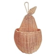 thumbnail image 5 of Rattan Pear Shape Storage Basket Handmade Fruit Organizer Wicker Organizer Baby Room Nursery Decoration, 5 of 5