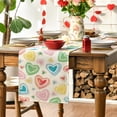thumbnail image 4 of Valentine's Day Decorations Valentine's Day Heart Print Table Flags Party Table Kitchen Mats, 4 of 5