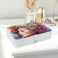 thumbnail image 6 of Vehicle Portable PU Leather Jewelry Storage Box with Removable Compartment, Earring Holder, Bracelet Holder, and Jewelry Stand, 6 of 6