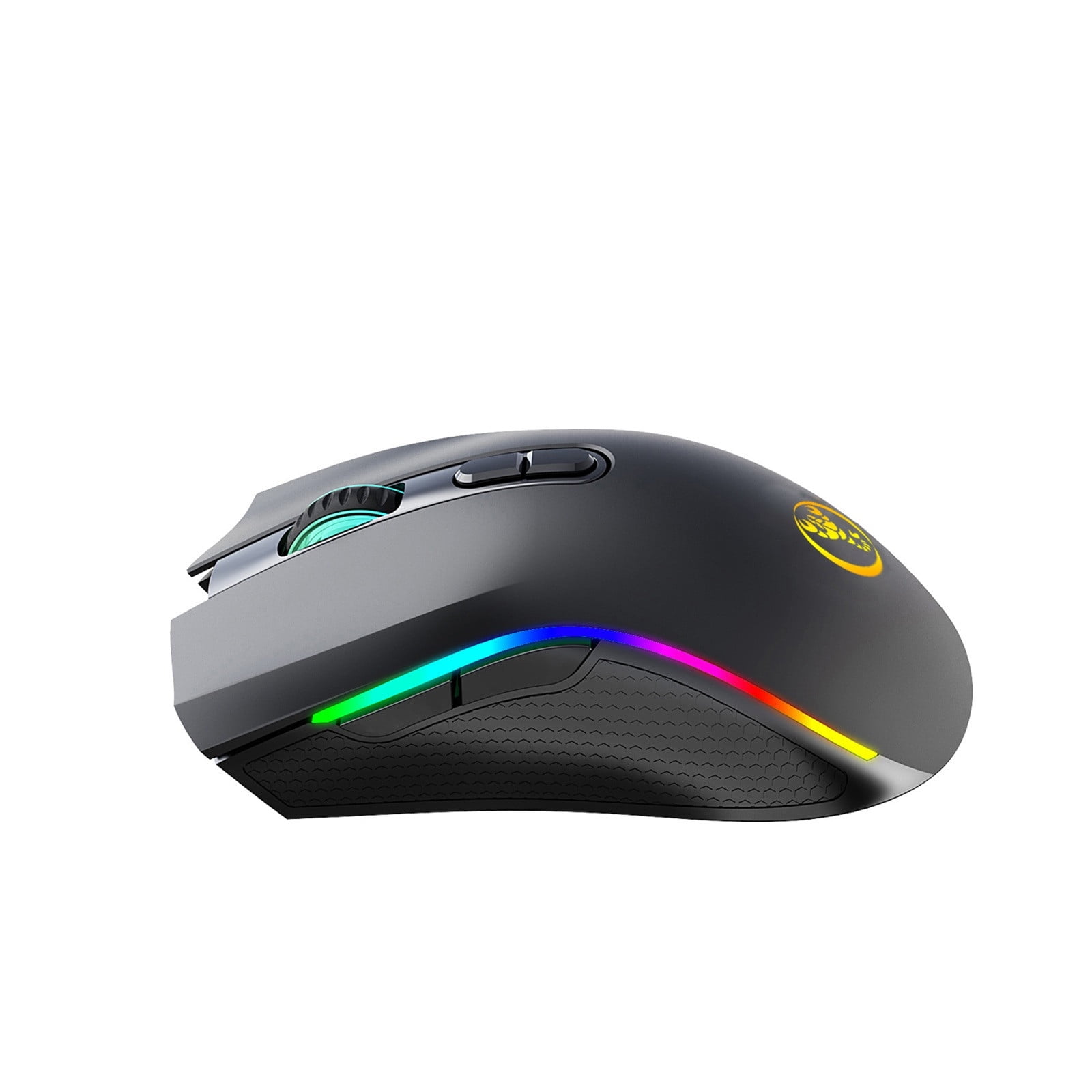 CVLNCYCLING Clearance Wireless Mouse,2.4GHz Wireless Gaming Mouse,RGB Backlight Wireless Optical USB Gaming Mouse 4800DPI Rechargeable Mute Mice for PC Laptop Desktop