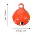 thumbnail image 2 of FONDOTIN 60Pcs Assorted Color Pet Collar Bell for Christmas and Festival Party, 2 of 5