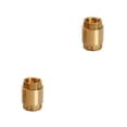 thumbnail image 1 of Riwesomey Válvula de retención de resorte Tapa antirretorno Latón Tamaño compacto Multipropósito Accesorios universales para el hogar DN20 2piezas, 1 of 6