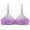 Purple, variant on Wireless Bras Women Convertible Bra Feature V-Neck T-Shirt Bra Style W-237 Black XXL