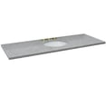 thumbnail image 3 of Bellaterra Home 430001-61-GYO 61 in. Granite Countertop & Single Oval Sink, Gray, 3 of 3