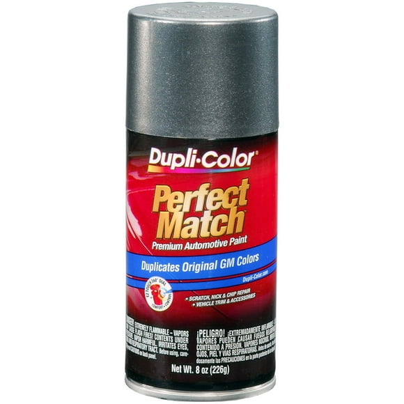 Dupli-Color (BGM0347-6 PK) Medium Gray Metallic General Motors Exact-Match Automotive Paint - 8 oz. Aerosol, (Case of 6)