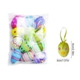 thumbnail image 3 of cpengpj Multicolor Plastic Easter Eggs Set, 12 Pcs Reusable Hanging Decorations for Indoor Outdoor Easter Decor, 3 of 8