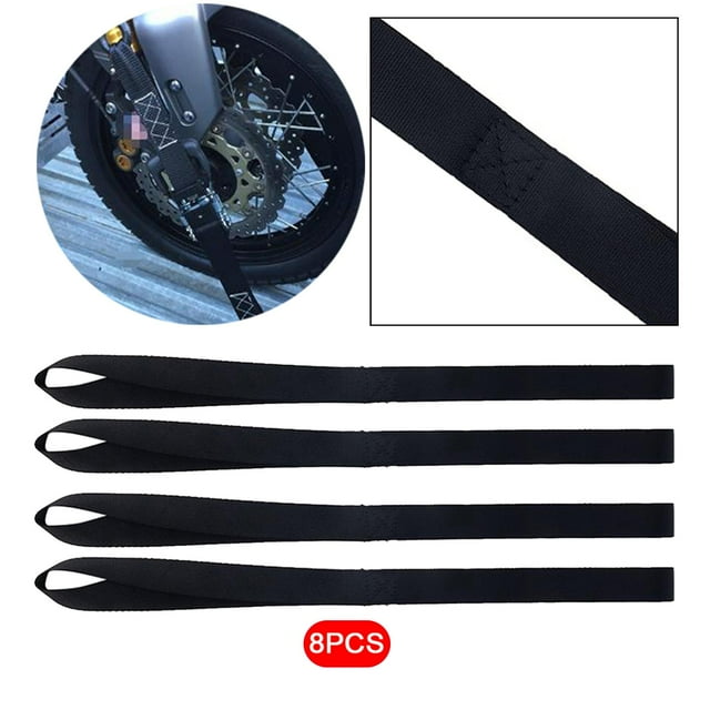 DYNWAVECA Heavy Duty tie Straps for Towing ATV UTV Motorcycle Handlebar, Construction , 8Pcs, 460x25mm