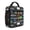 Basketball and Cap, variant on Basketball and Jersey Black Pattern Insulated Lunch Bag Teens,Lunch Box for Men Women for Work,Picnic or Travel,10.2x9.5x4.3 Inches,8 Can Capacity