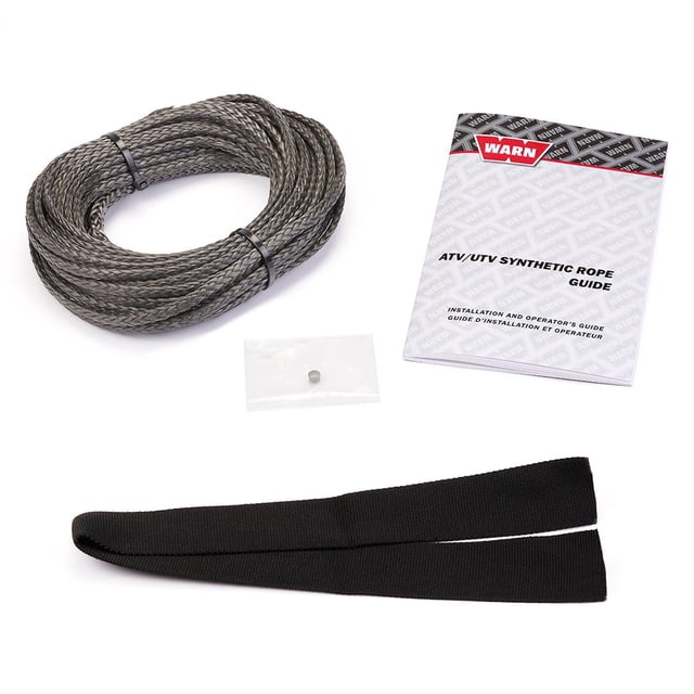 Warn Winch Cable 107489 Replacement Synthetic Rope; 3/16 Inch x 50 Foot Length