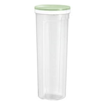 Tall Clear Airtight Leakproof Spaghetti Pasta Container Storage with Lid, Multi-Purpose Kitchen Pantry Organization and Food Storage, for Noodles Beans Straws Miscellaneous Grains Barley