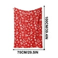thumbnail image 3 of Dongrere Throw Blanket for Bed Christmas Snowflake Blanket for Couch, Travel & Office - Snowflake Print Warm Winter & Gift Idea, 3 of 8