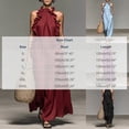 thumbnail image 3 of ClodeEU Women's Summer Ruffle Hem Sleeveless Flowy Maxi Dress ,Casual Loose Fit Beach Vacation Dress Wine,Women's Plus M, 3 of 8