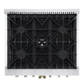 thumbnail image 3 of Forno Galiano 30-inch Freestanding French Door Dual Fuel Range Black, 3 of 5