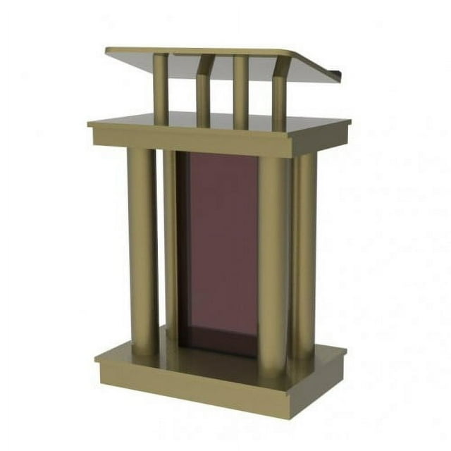 FixtureDisplays® Large Church Pulpit, Deluxe Podium Lectern, Debate Speech Wedding Event Funeral, 29 X 46 X 20" 14315-CLASSIC