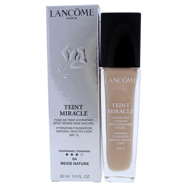 Interessant Udgående morder Teint Miracle Hydrating Foundation SPF 15 - 04 Beige Nature by Lancome for  Women - 1 oz Foundation - Walmart.com