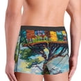 thumbnail image 3 of Goofa Whimsical Treehouse Painting Printed Men's Boxer Briefs Underwear, Moisture-Wicking Underwear, Trunk,Soft and Breathable Cotton Underwear-X-Large, 3 of 9