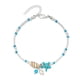 thumbnail image 1 of Pulsera De Tobillo Tobilleras Con Cuentas Pulsera De Tobillo Con Cuentas Pulsera De Tobillo De Estrella De Mar Tobilleras De Playa Pulsera De Tobillo De Mujer Concha Ajustable De ANGGREK Azul, 1 of 6