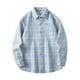 thumbnail image 1 of Blusa y camisa de manga larga con cuello vuelto para hombre Blusa de poliéster con solapa y bolsillos con botones de celda Return To The Ancients para hombre, 1 of 8