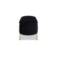 thumbnail image 4 of Jennifer Taylor Maison Chloe Moderne Glam Banc de Rangement Anthracite Noir, 4 of 15