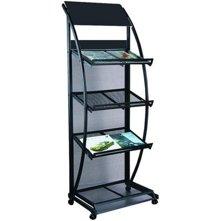 Racks Iron Magazine Rack、Vertical Data Frame Floor Modern Minimalist ...