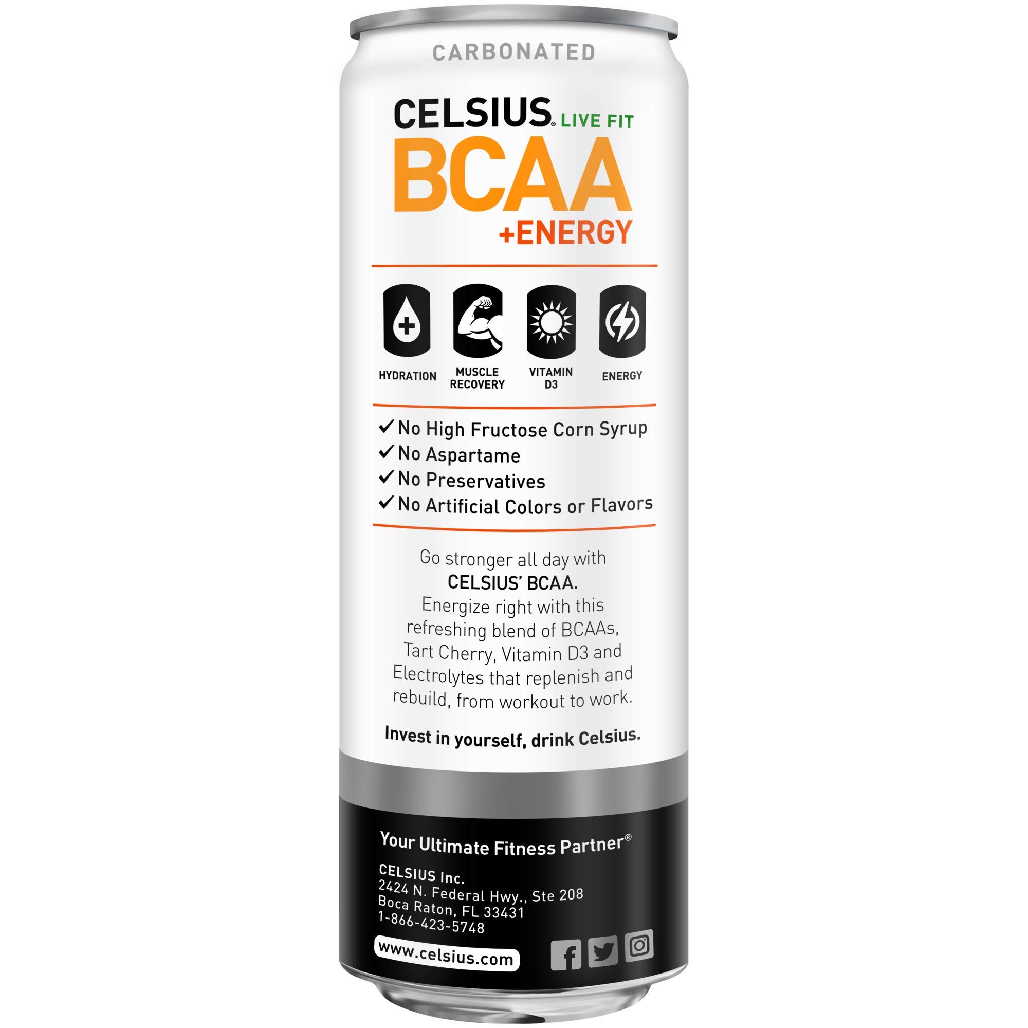 Celsius Tropical Twist Carbonated BCAA Energy Drink 12 Pack in Nepal