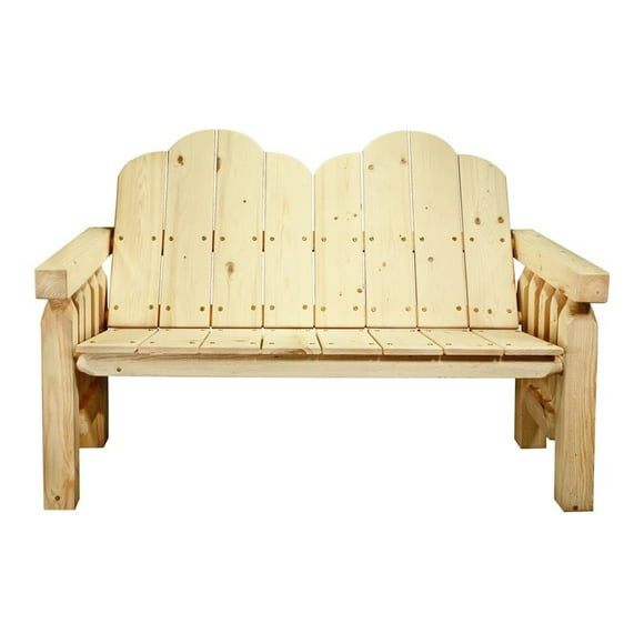 Montana Woodworks Homestead Collection Deck Bench, Clear Exterior Finish