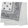 thumbnail image 2 of ZEN 3 PCS 100% Cotton Bandana for Men & Women 22" x 22" Paisely Pattern Handkerchief Headband Scarf, 2 of 9
