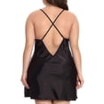 thumbnail image 5 of Zuwimk Lingerie For Women Plus Size,Women Lingerie with Garter Lace Bustier Set with Underwire Negligee Dress (No Stockings), 5 of 6