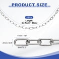 thumbnail image 2 of Stainless Steel Chain Link Small Light Duty for Various Applications and Uses 1 Meter x 5mm 2, 2 of 6