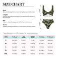 thumbnail image 4 of Kdxio Light Green Excavator Print Women's 2 Piece High Waisted Wrap Spaghetti Strap Summer Swimsuit Bikini Set-XX-Large, 4 of 7