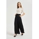 thumbnail image 5 of Pantalones anchos de mujer, pantalones largos de mujer, pantalones casuales de cintura alta, 5 of 6