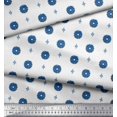 thumbnail image 3 of Soimoi Satin Silk Fabric Floral Block Fabric Prints by Yard 42 Inch Wide, 3 of 5