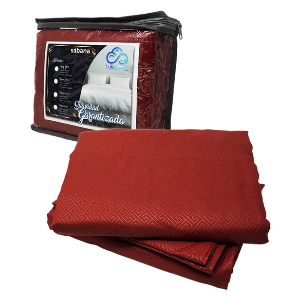 Sabanas Queen Size Microfibra Amplias Con Relieve Diseño Elegante Nubisuave Liso Textura Suave
