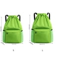 Strap Pocket Drawstring Backpack Large Capacity Travel Training Pocket