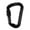 Black, variant on HOMEYA 30KN Locking Climbing Carabiner Clip,CE Certified Rock Climbing Carabiner,Heavy Duty Carabiners for Climbing,Rappelling,Hunting & Rescue