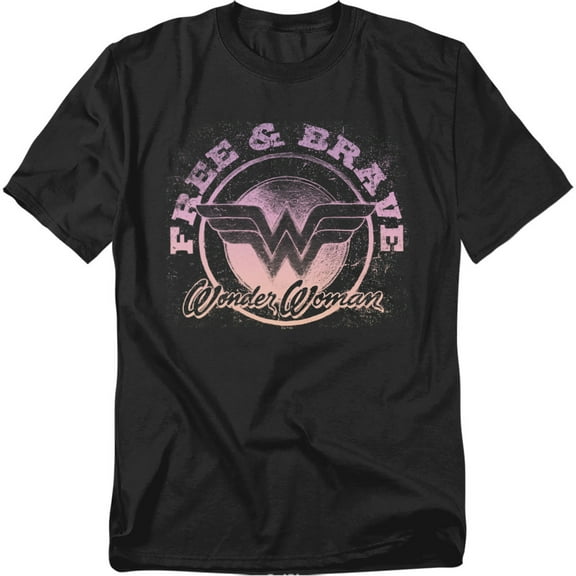 Wonder Woman T-Shirt Free And Brave Unisex Graphic Tee for Men & Women